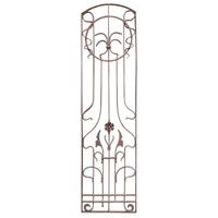 A Set of Six Wrought Iron Panels 23.5" W x .75" D x 89.5" H — Italy, 20th Century