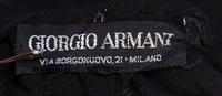 A Giorgio Armani Black Net and Gold Sequin Bodysuit,