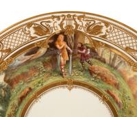 Eight Dresden Ambrosius Lamm Porcelain Opera Cabinet Plates