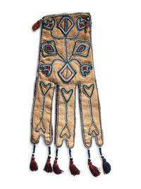Wasco Beaded Hide Tab Octopus Bag