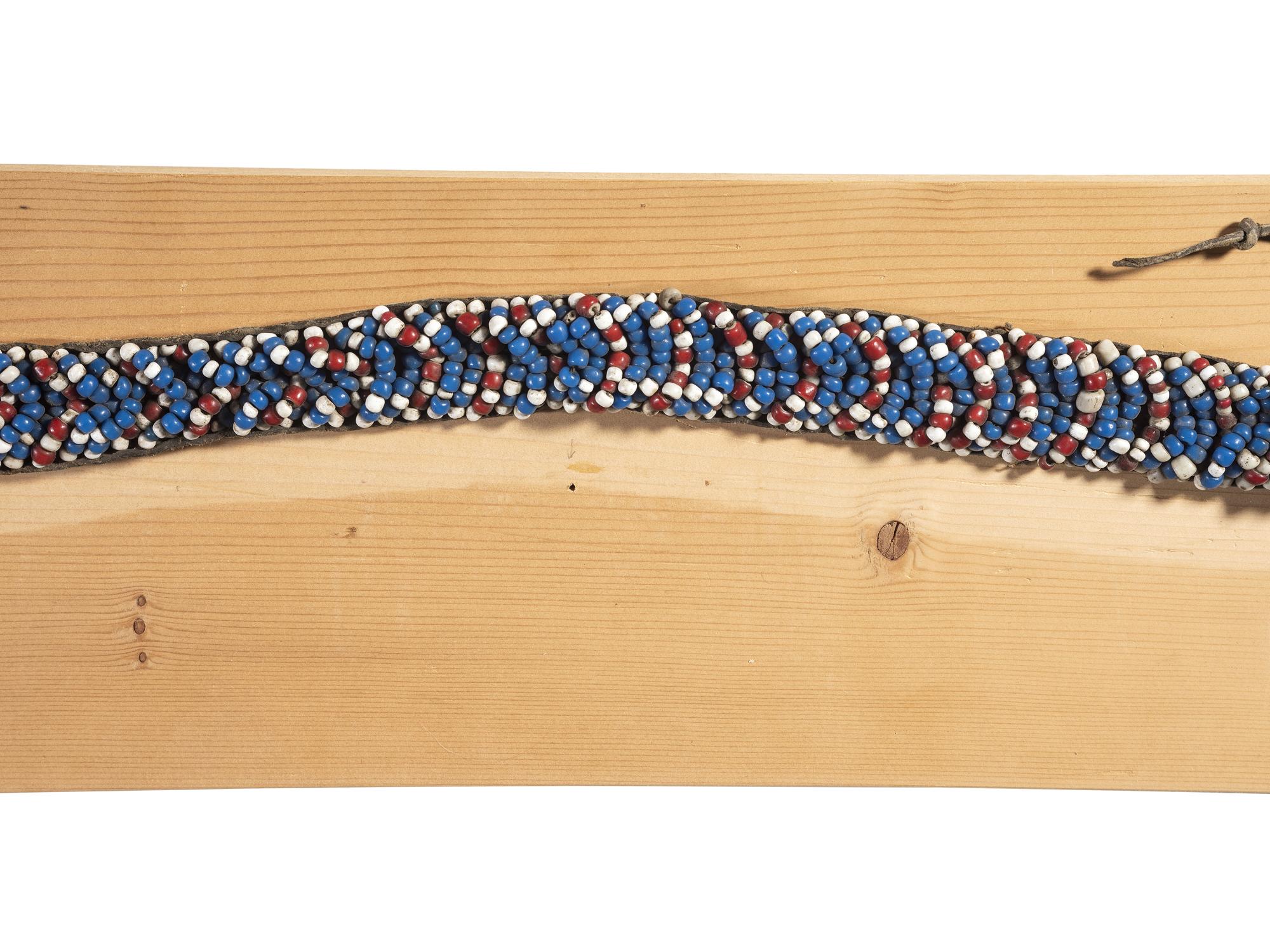 Iñupiat Beaded Hide Belt
