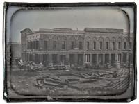 [CALIFORNIA - EARLY PHOTOGRAPHY]. Whole plate daguerreotype of San Francisco, California. Circa 1852-1853.