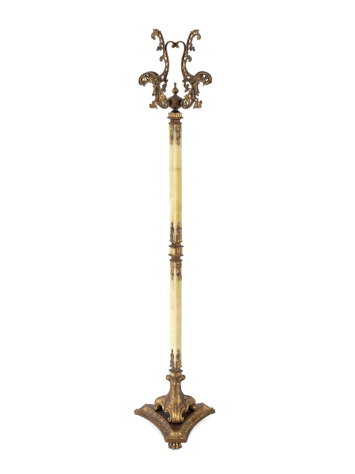 A French Gilt-Metal and Onyx Coat Rack — EARLY 20TH CENTURY