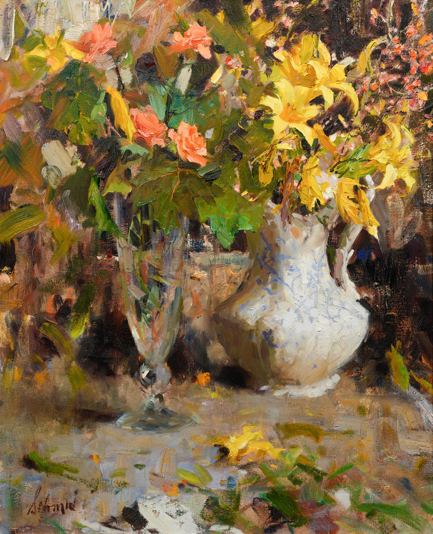 Day Lilys and Roses