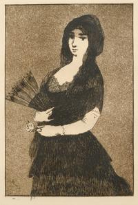 Fleur Exotique (La Femme á la Mantille)