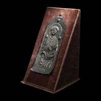 A Medieval Silver Repoussé Plaque with St. Vitalis of Gaza