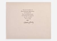 [Children's & Illustrated] Gorey, Edward: Group of 9 Signed Fantod Press Publications