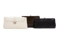 Six Lambertson Truex Exotic Skin Frame Clutch Bags