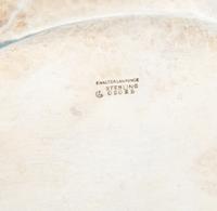 An American Silver and Silver Gilt Hand Hammered Bowl