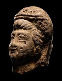 An Eastern Roman Terracotta Head of a Deity