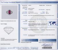 A Platinum, Pink Ceylon Sapphire and Diamond Ring,