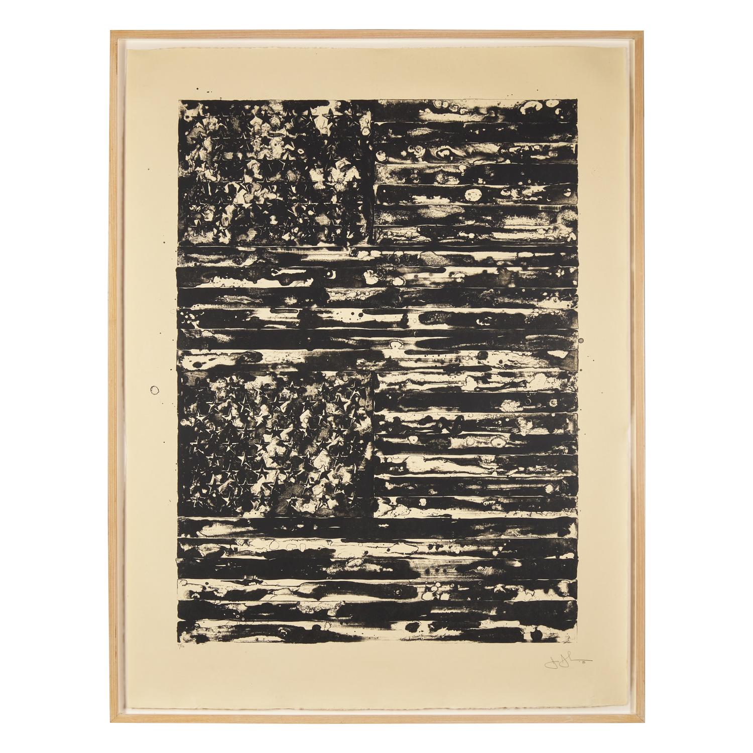 Jasper Johns (American, b. 1930) — Two Flags, 1980