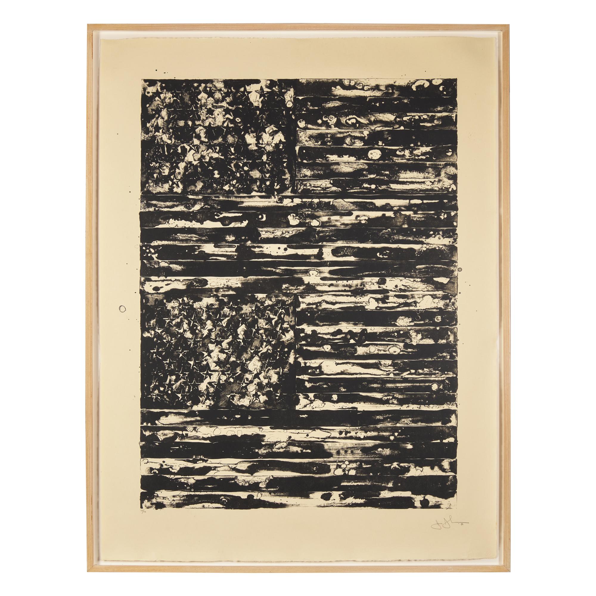 Jasper Johns (American, b. 1930) — Two Flags, 1980