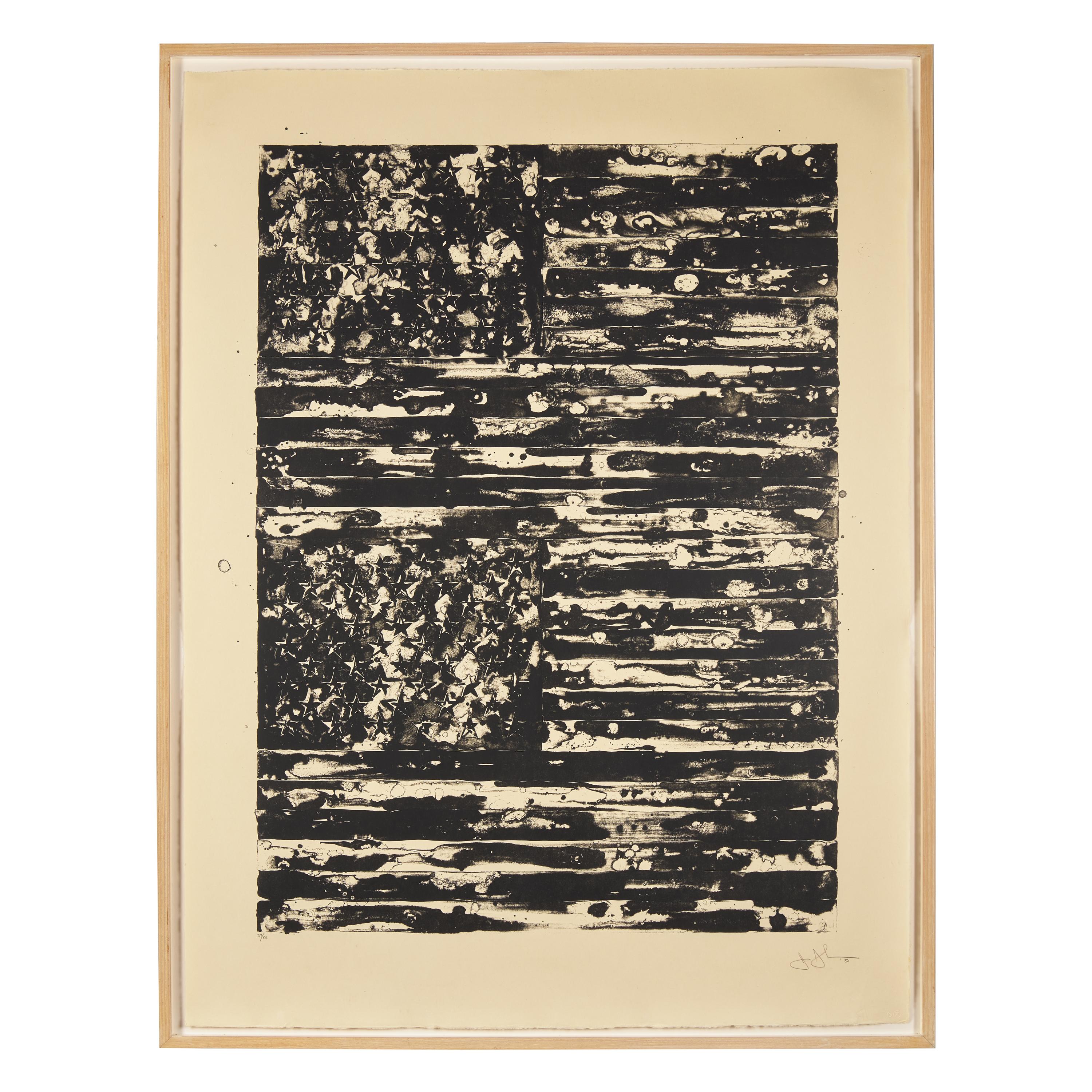 Jasper Johns (American, b. 1930) — Two Flags, 1980