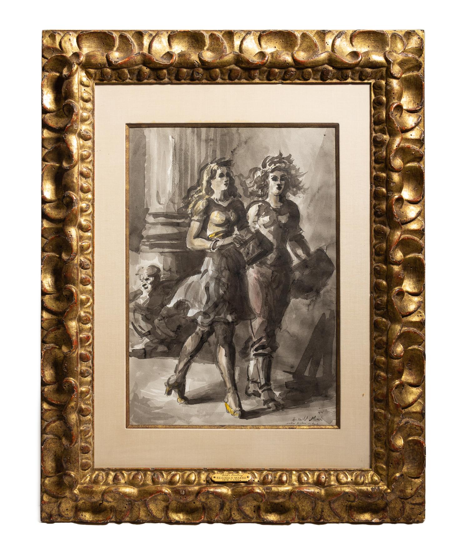 Girls Strolling (a double-sided work), 1943-44