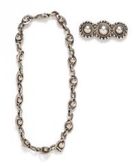 A Collection of Silver Sphere Motif Jewelry, 40.30 dwts.