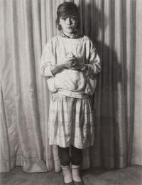 Bill Vuksanovich, (Yugoslavian, b. 1938), Girl with Pet, 1988