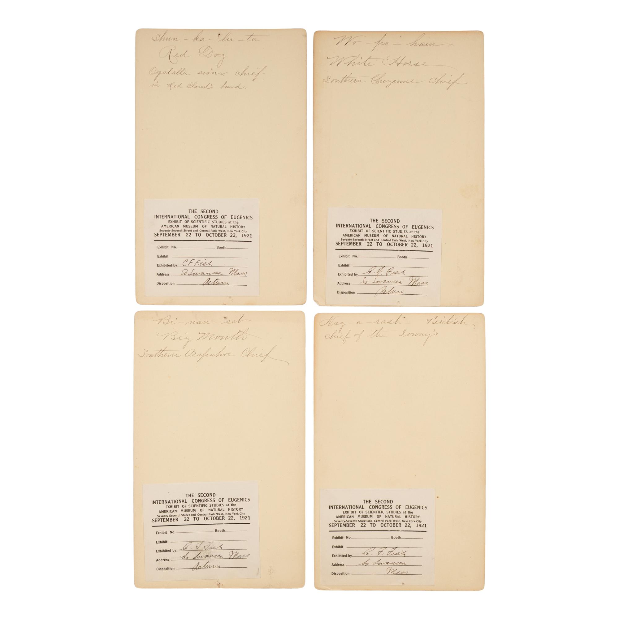 Boudoir Photographs of Ioway, Oglala Sioux, Southern Cheyenne, and Arapaho Chiefs by Shindler, Bell, and Gardner