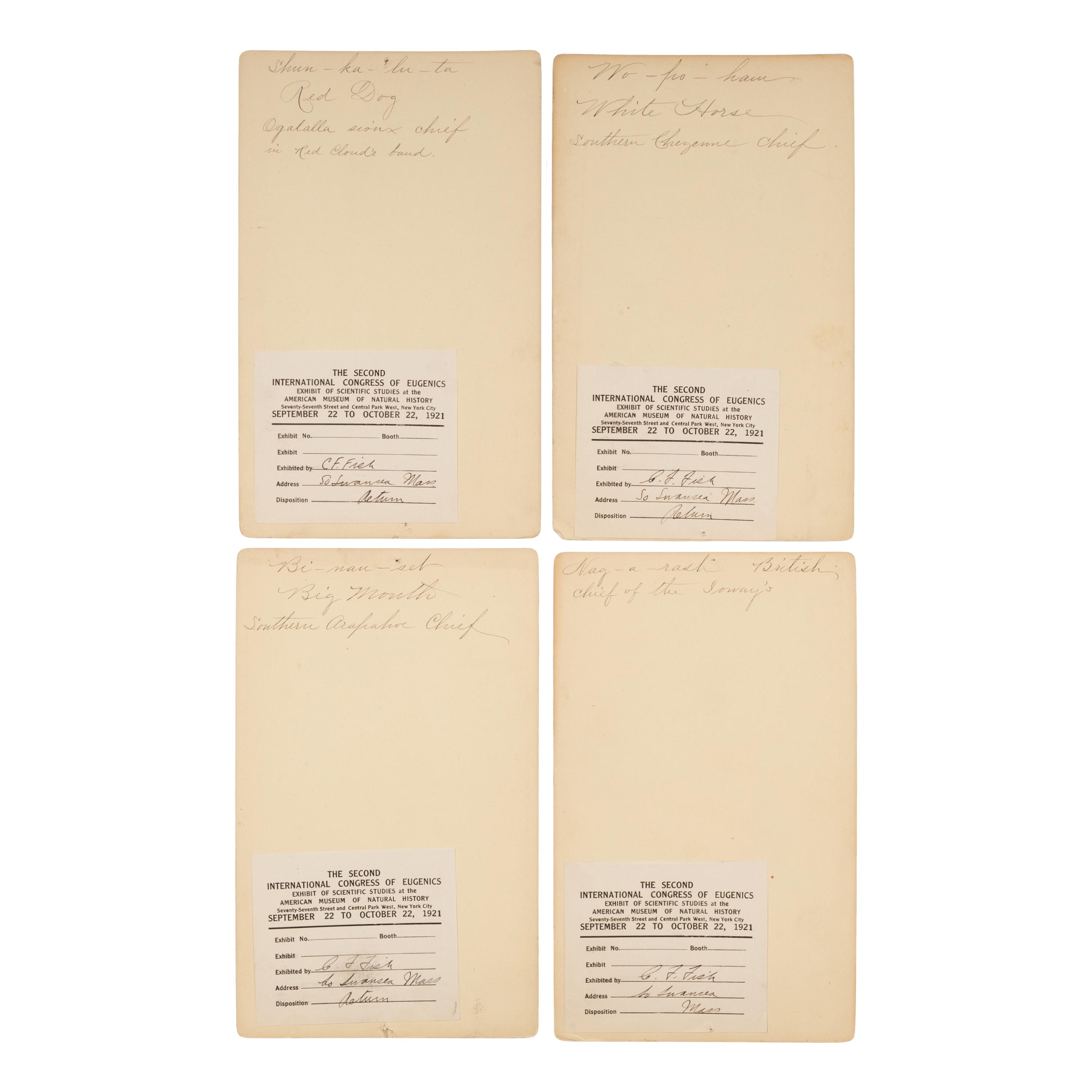Boudoir Photographs of Ioway, Oglala Sioux, Southern Cheyenne, and Arapaho Chiefs by Shindler, Bell, and Gardner