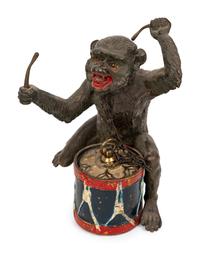 Two Monkey-Form Inkwells