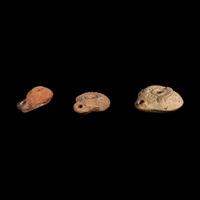 Three Roman Terracotta Oil Lamps