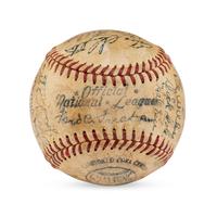 A 1951 St. Louis Cardinals Team Signed Autograph Baseball Featuring Stan Musial (Beckett Authentication Services)