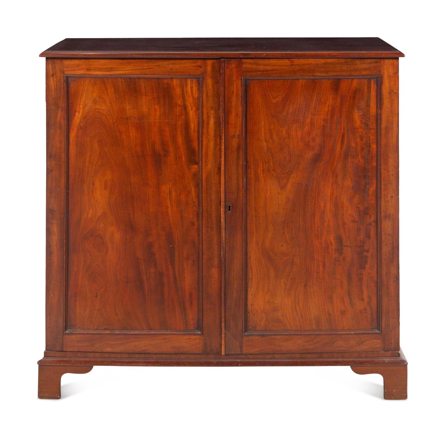 An English Mahogany Collector’s Cabinet
