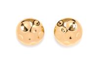 A Pair of Christian Dior Goldtone Earclips,