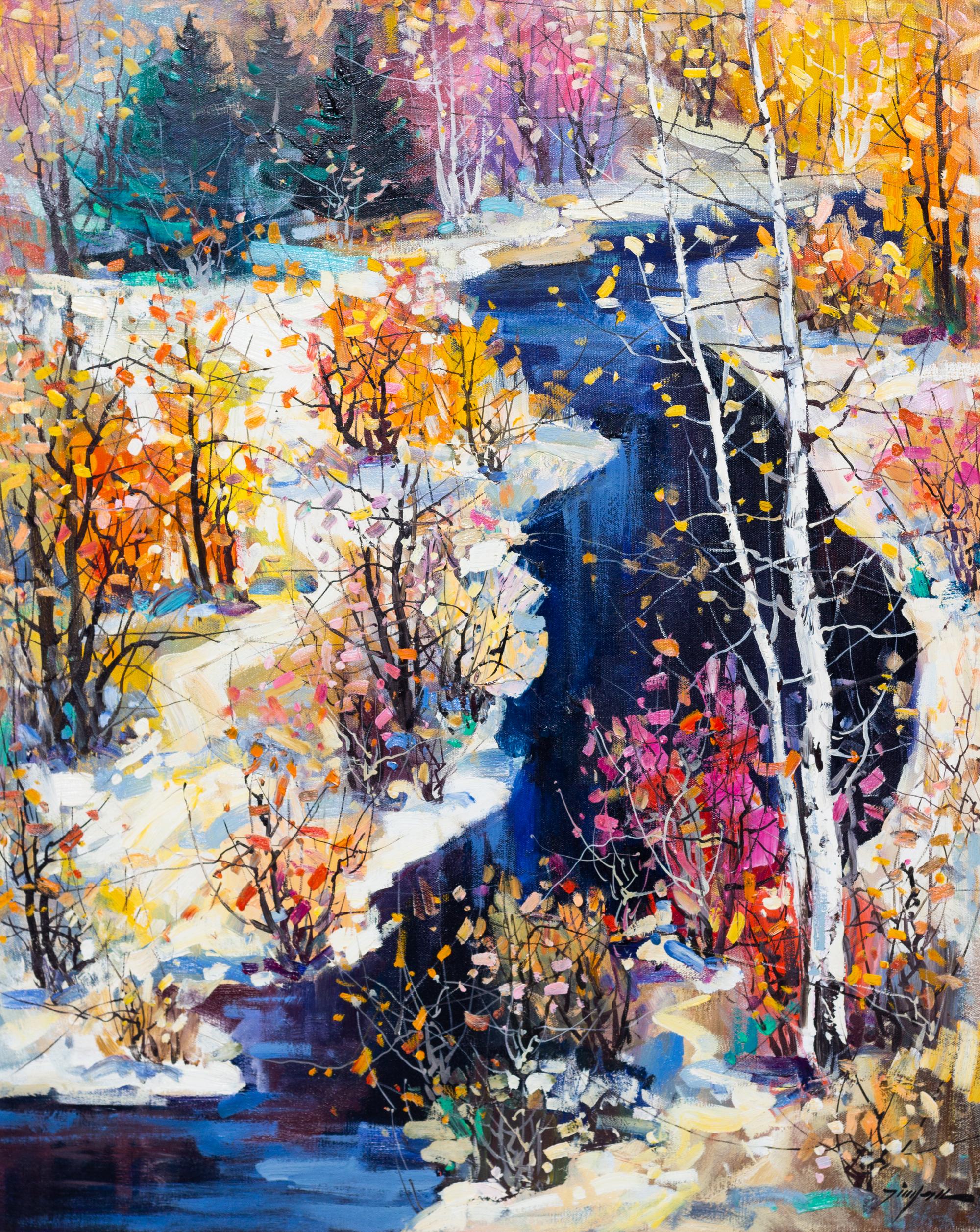 Tinyan Chan, (Chinese/Canadian, b. 1942), Country Landscape
