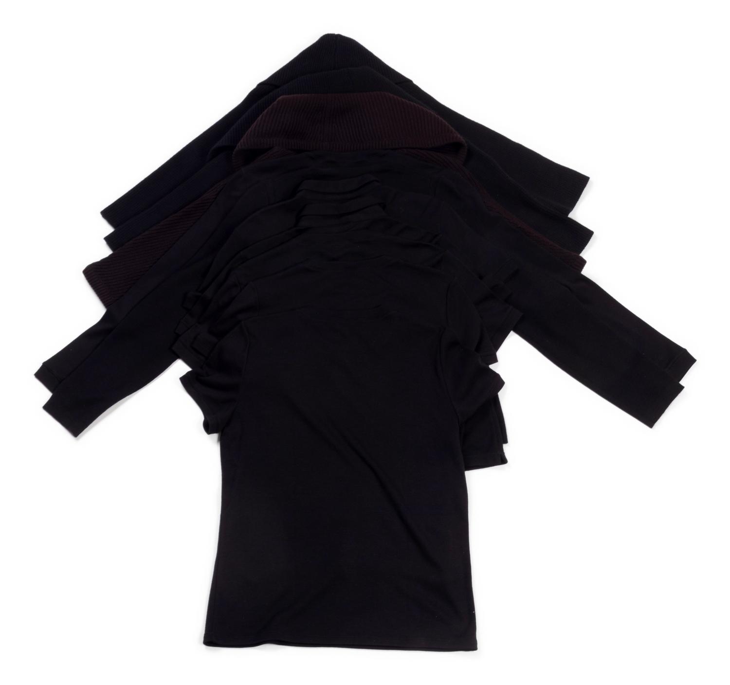 Ten Designer Cashmere Knit Tops: Six Giorgio Armani, One Carolina Herrera, Two Oscar de la Renta, One Celine