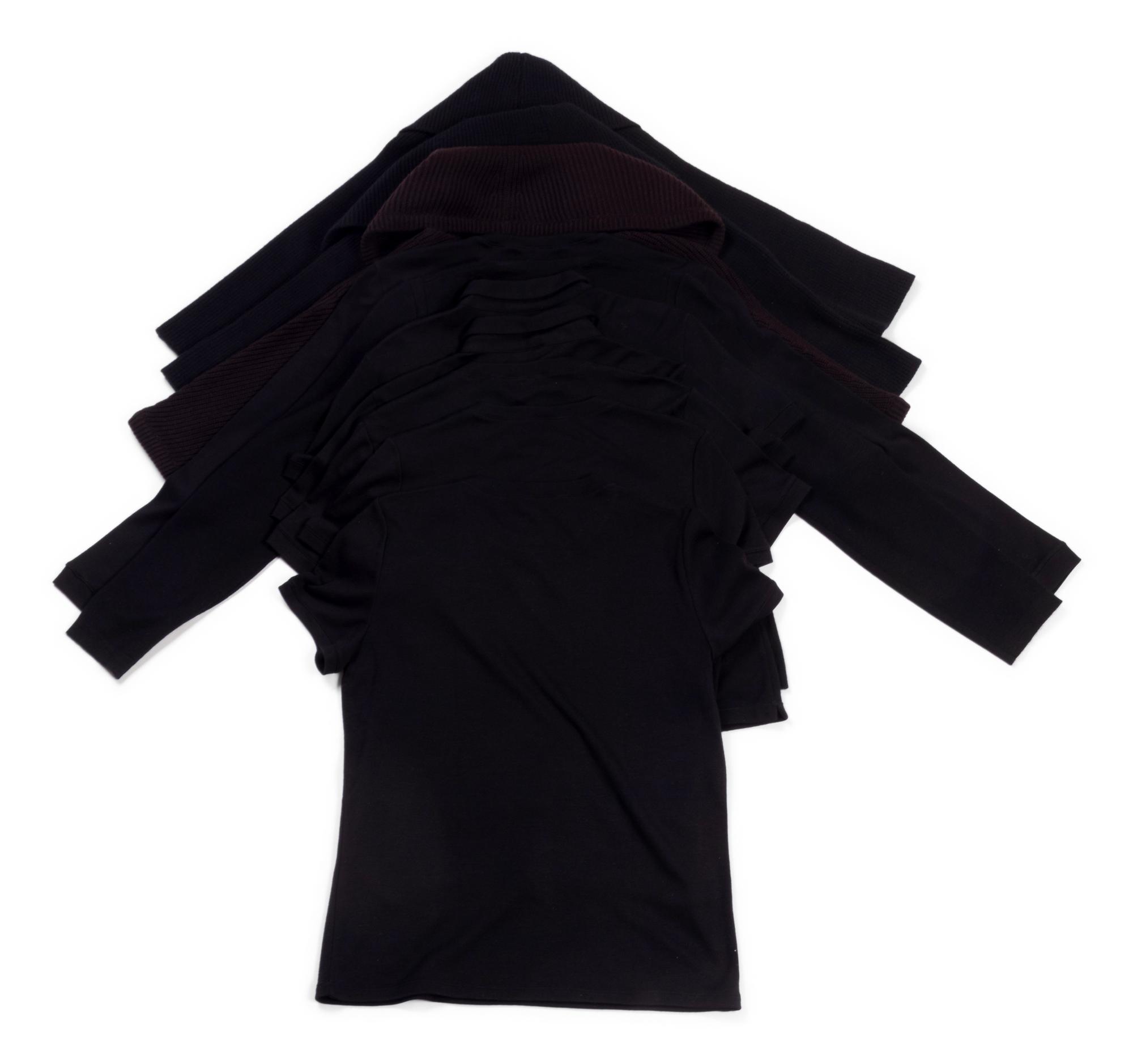 Ten Designer Cashmere Knit Tops: Six Giorgio Armani, One Carolina Herrera, Two Oscar de la Renta, One Celine
