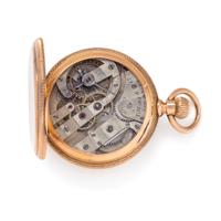 TIFFANY & CO., 18K YELLOW GOLD OPEN FACE POCKET WATCH