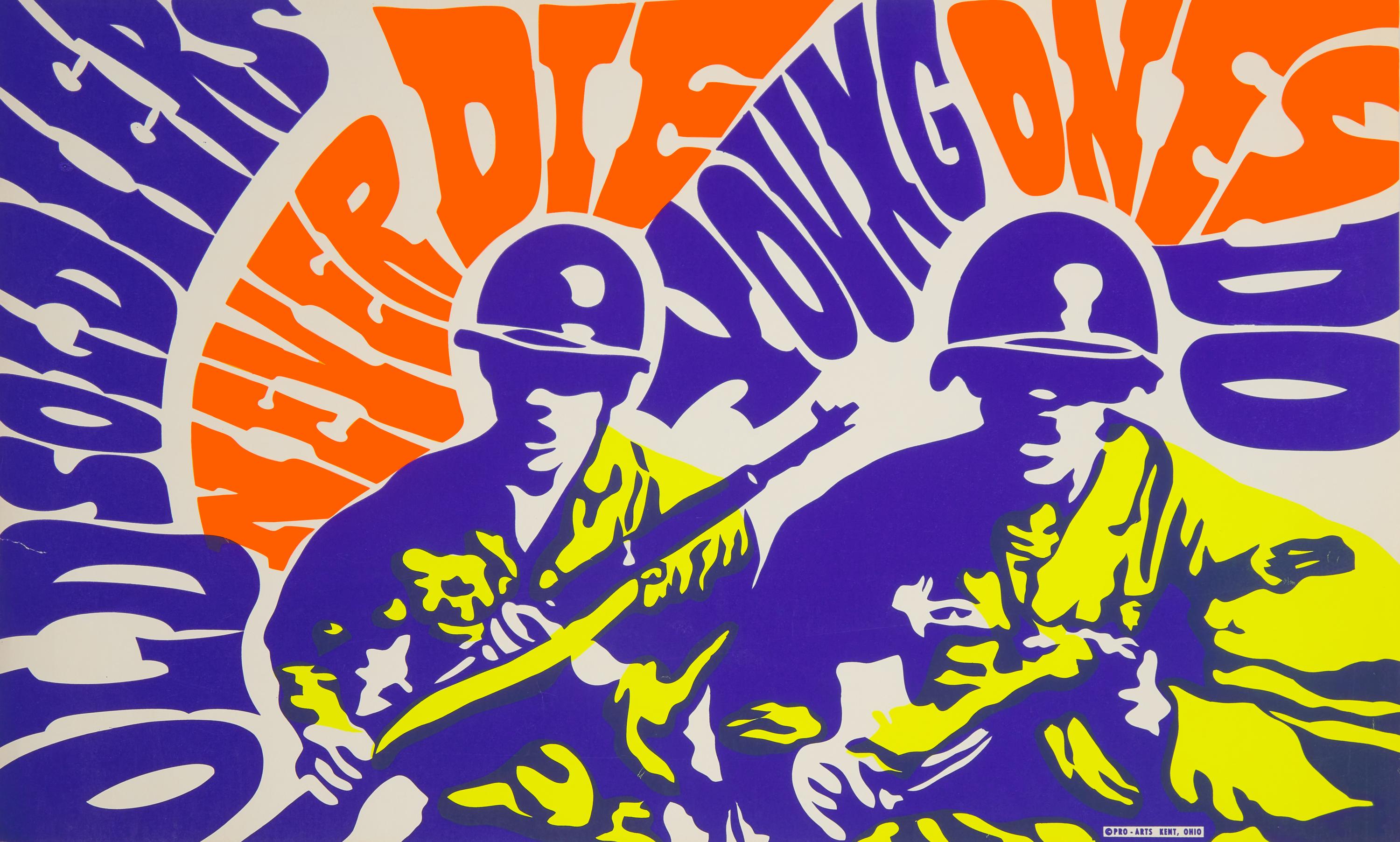 [Vietnam War] Old Soldiers Never Die Young Ones Do, Anti-Vietnam War Poster