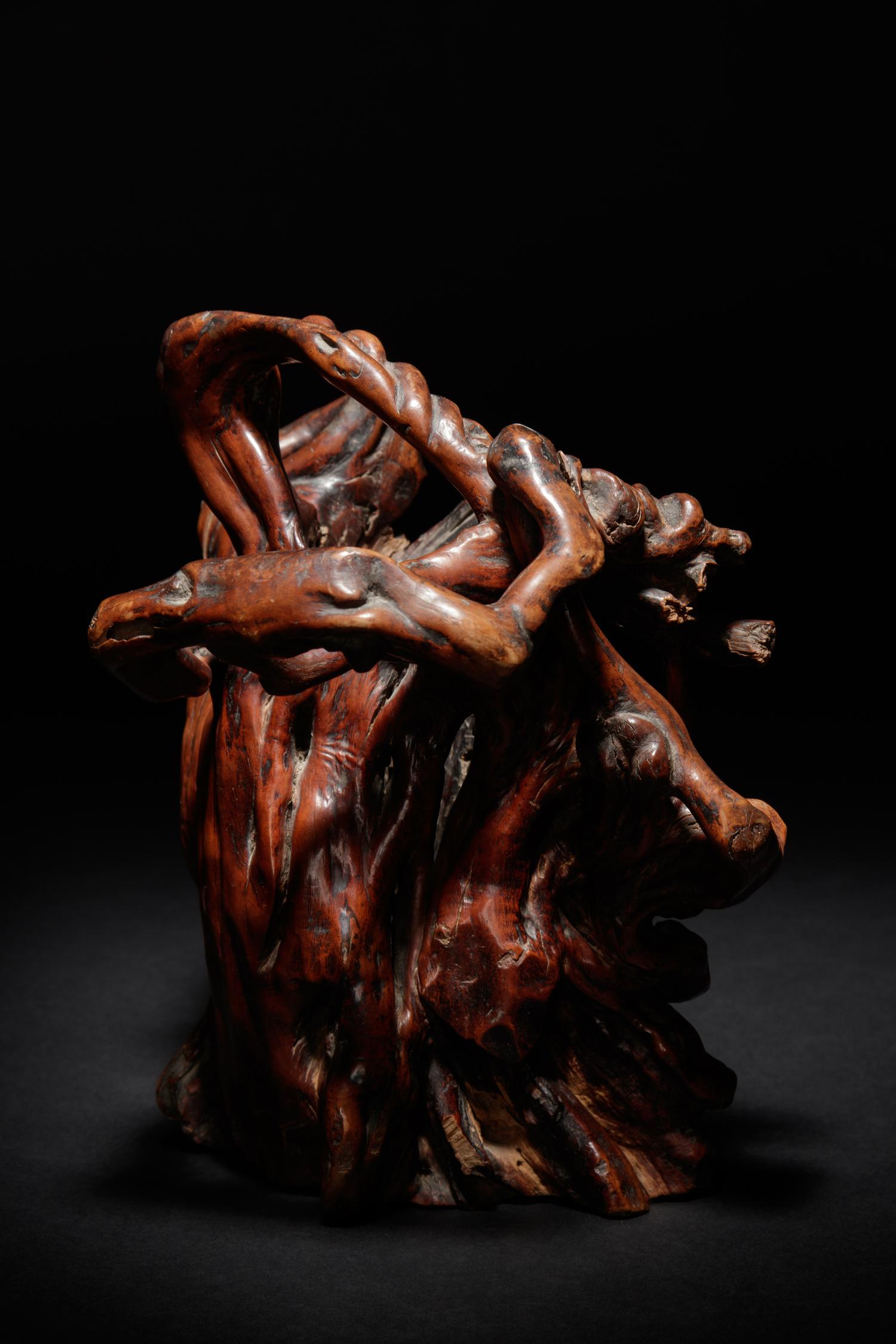 A Natural Gnarled Rootwood Carving
