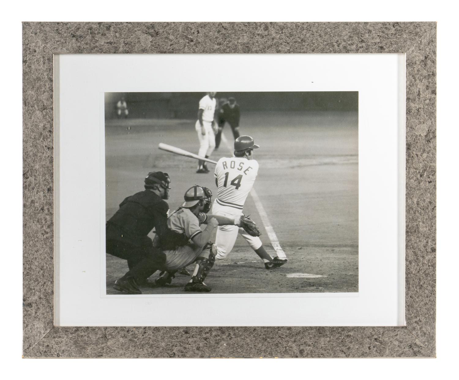 A Large Group of Pete Rose Items Including Multiple Autographs and Full Ticket from 4,192 Career Hit Game,