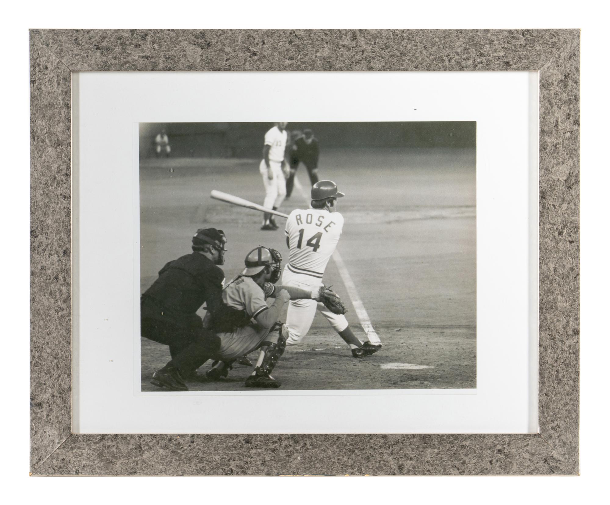 A Large Group of Pete Rose Items Including Multiple Autographs and Full Ticket from 4,192 Career Hit Game,