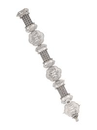 PLATINUM AND DIAMOND BRACELET