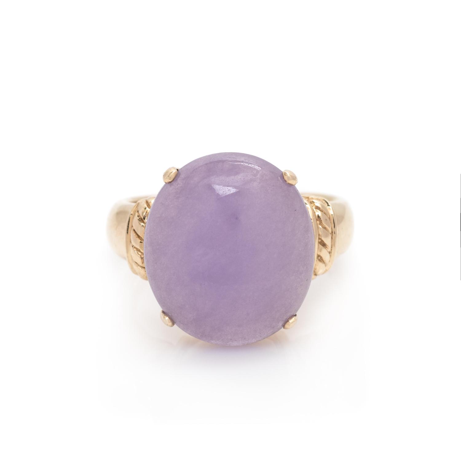 Lavender Jade Ring