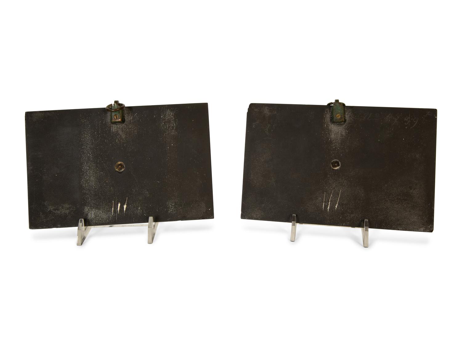 Two Bronze Animalier Wall Plaques After Antoine-Louis Barye — Early 20th Century