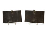 Two Bronze Animalier Wall Plaques After Antoine-Louis Barye — Early 20th Century
