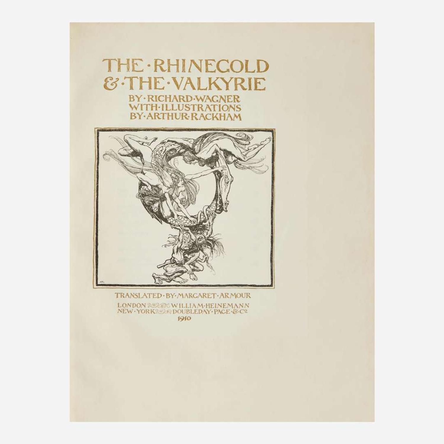 [Children's & Illustrated] [Rackham, Arthur] Wagner, Richard The Rhinegold & The Valkyrie