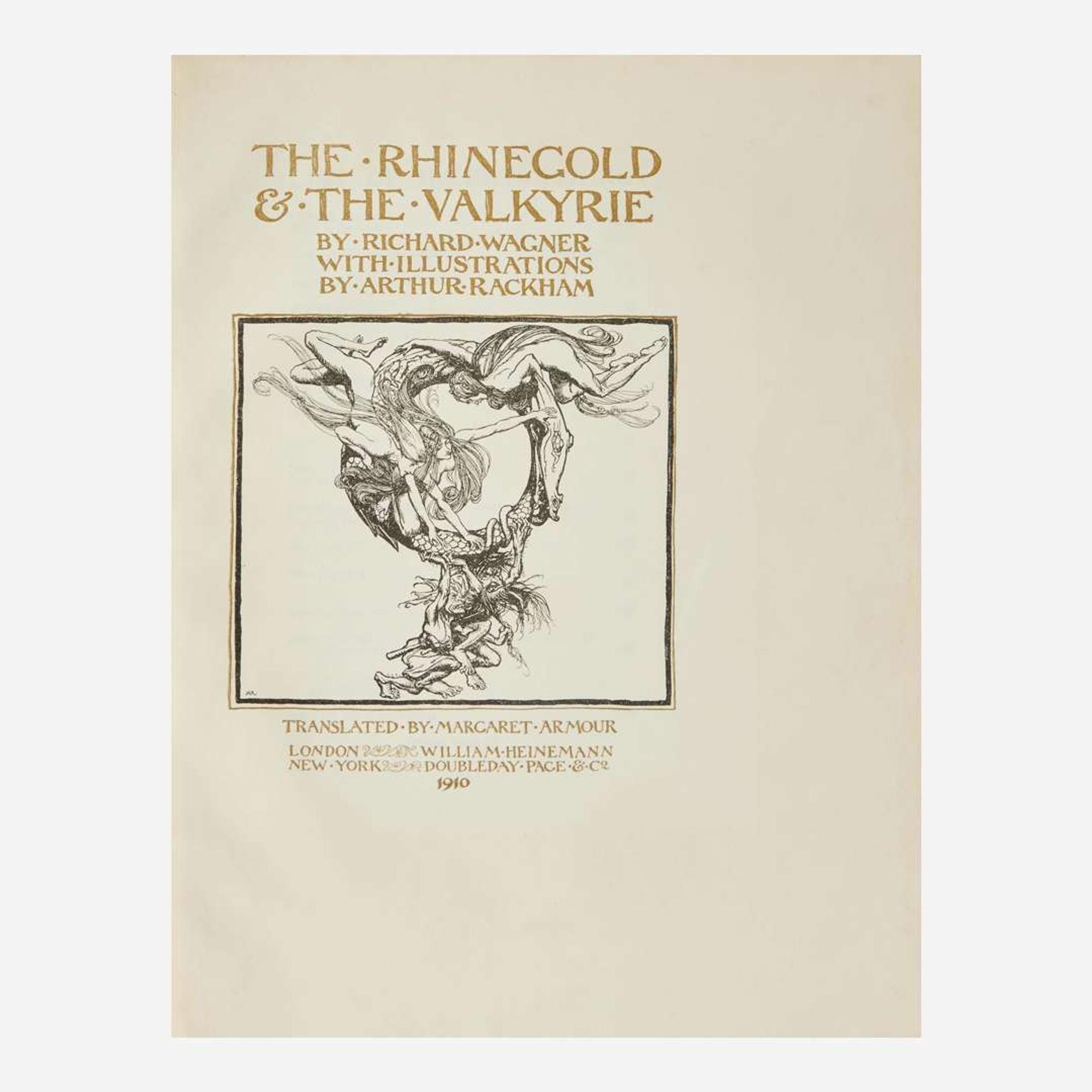 [Children's & Illustrated] [Rackham, Arthur] Wagner, Richard The Rhinegold & The Valkyrie