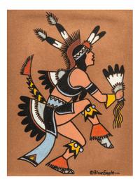 Feather Dancer and Ceremonial Prayer for a Bountiful Year
