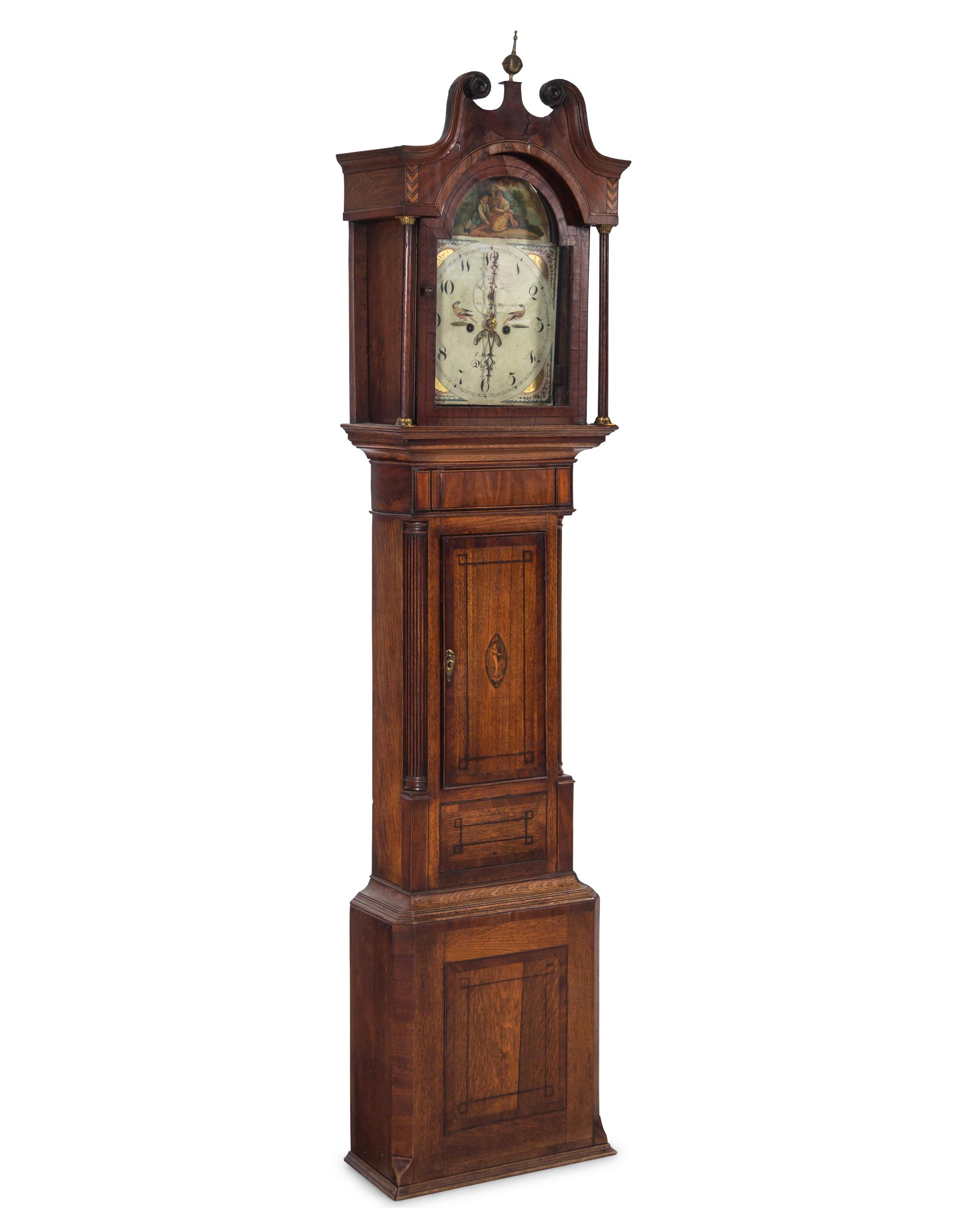 A George Ill Mahogany Tall Case Clock