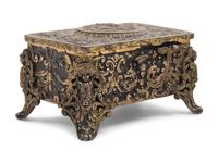 A German Silver-Gilt Singing Bird Automaton Box
