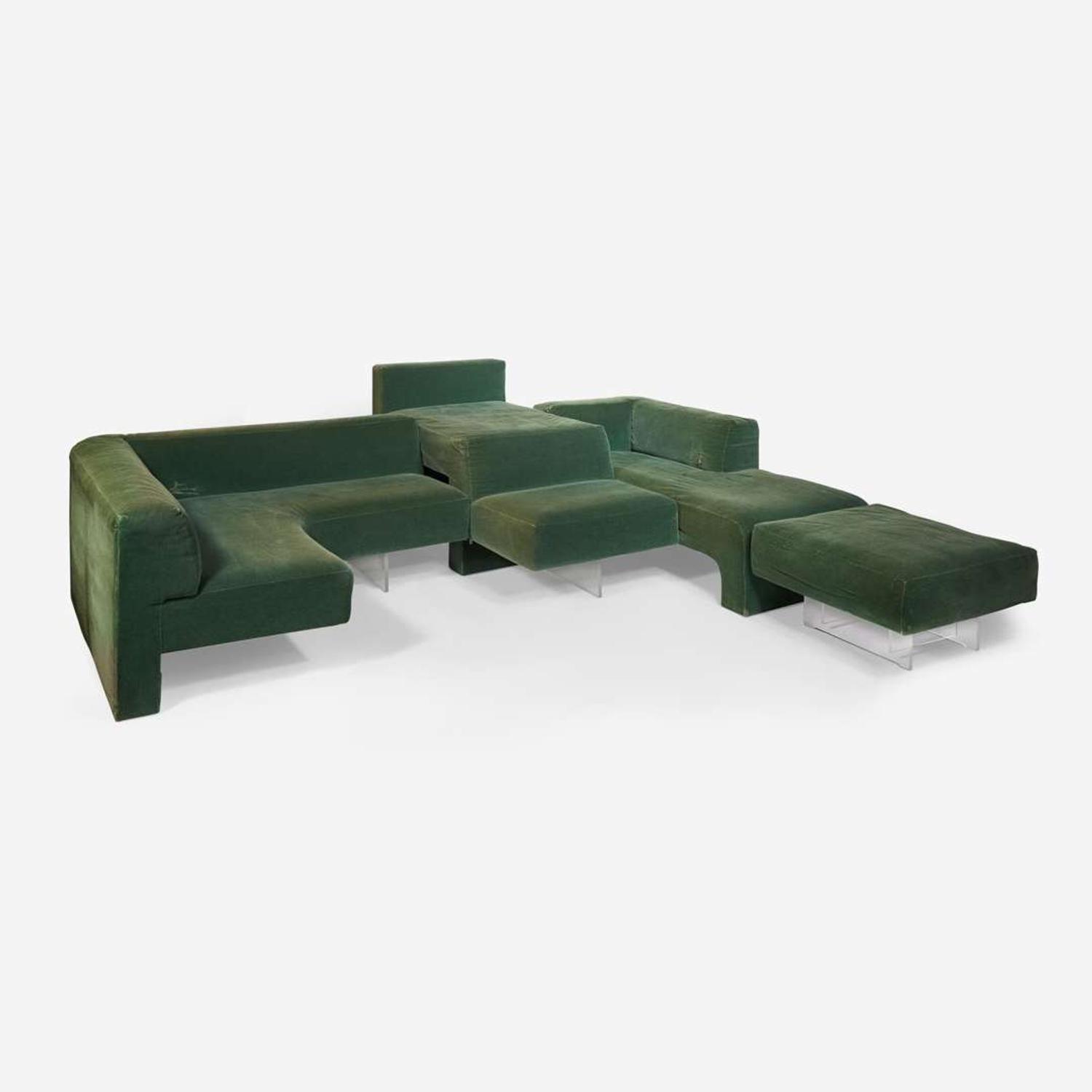 Vladimir Kagan (American, 1927-2016), The Kagan Family Four-Piece Illuminated Omnibus Sofa, Vladimir Kagan Designs, Inc., circa 1970