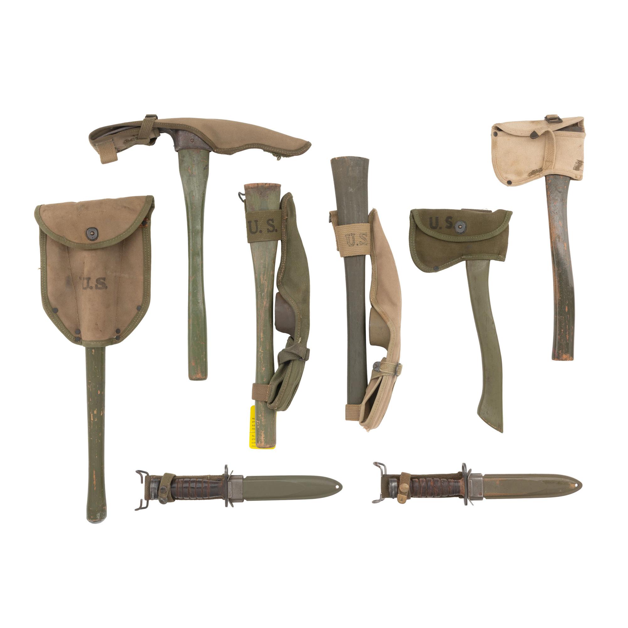Large Group of WWII Field Gear