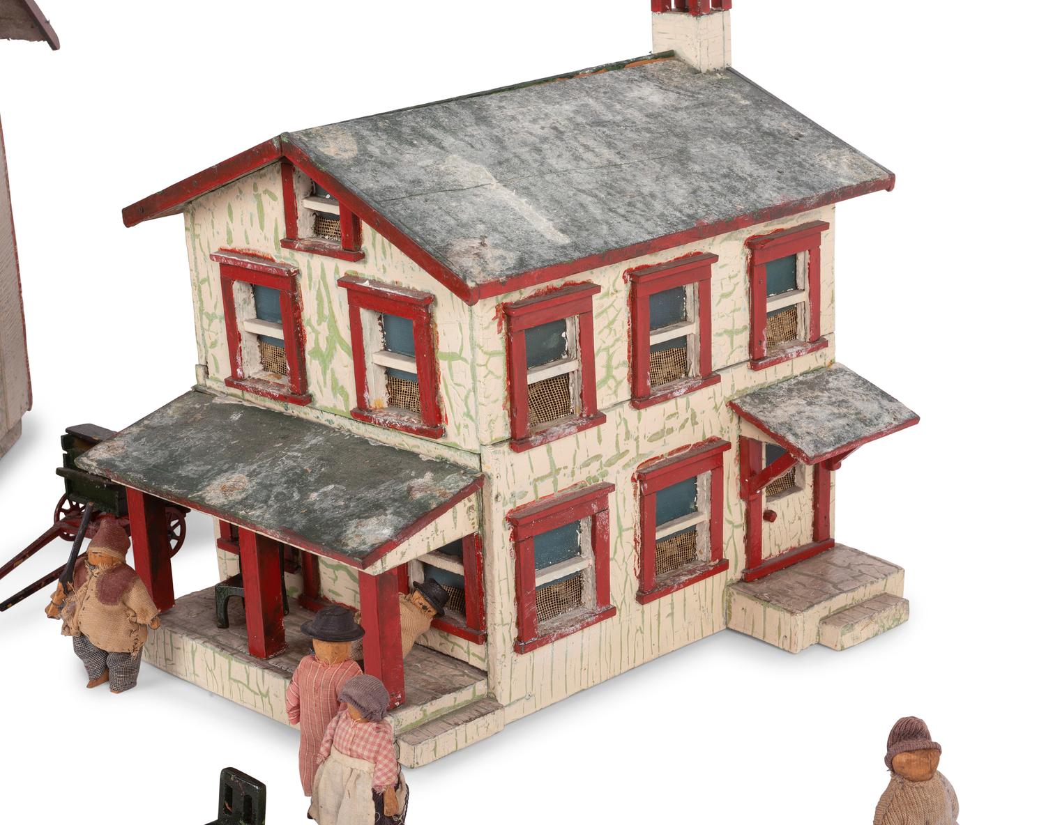 A German Farmhouse Toy Set