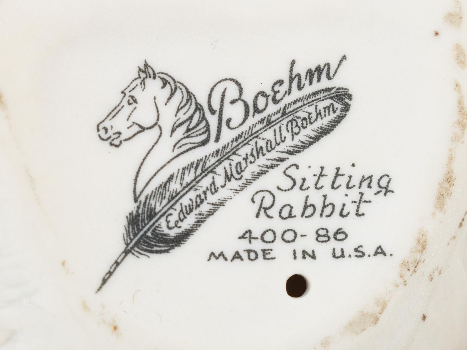 Three Boehm Rabbits