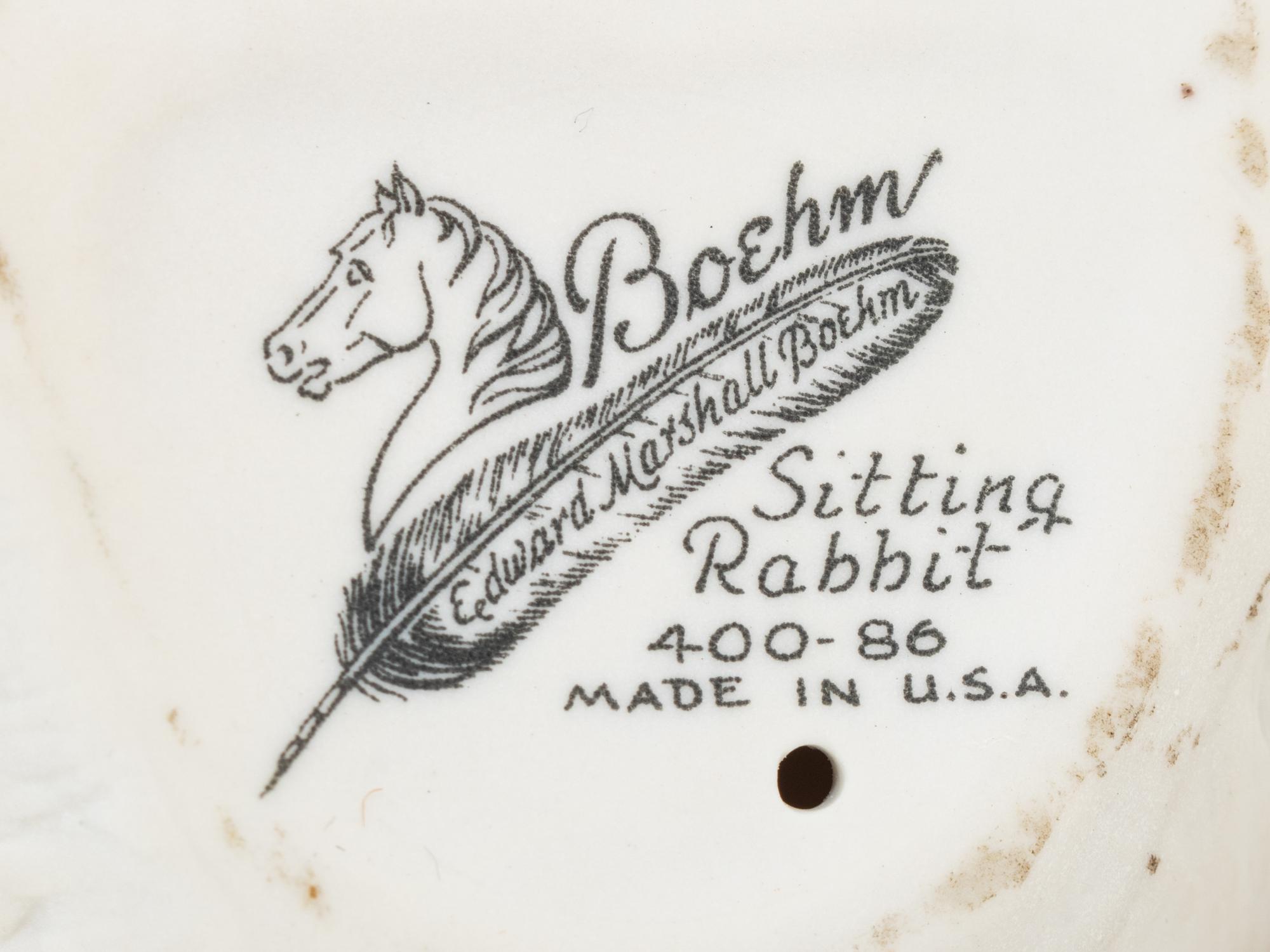 Three Boehm Rabbits
